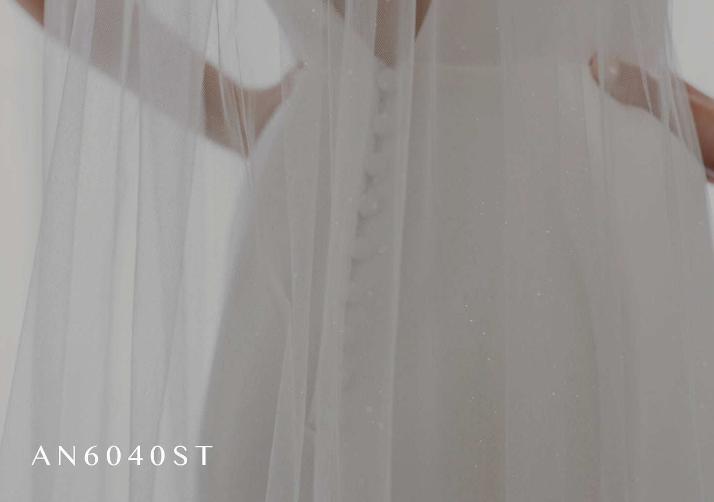 AN6040STIvory Sparkle Tulle Veil