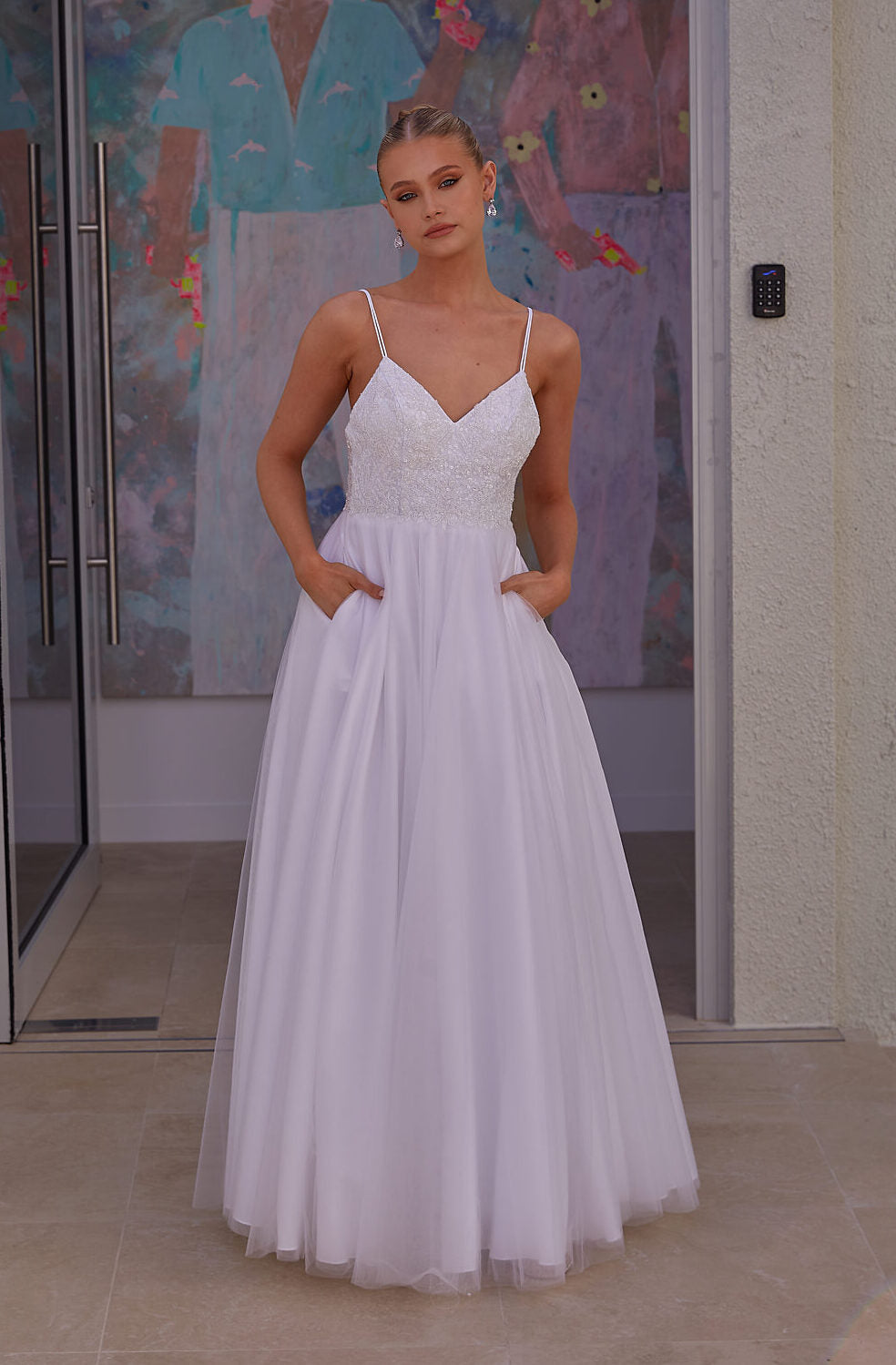 Tania Olsen PO24101 BRADFORD Debutante Gown - Pure White