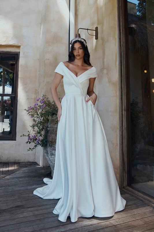 Diana Gown - Vintage White