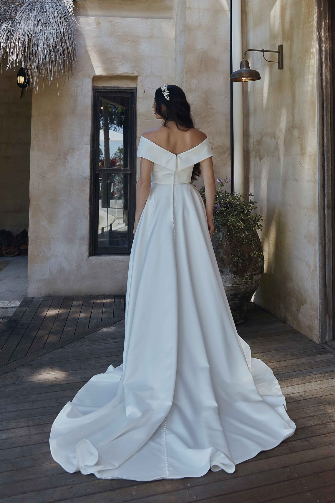 Tania Olsen TC2328 Diana Gown - Vintage White