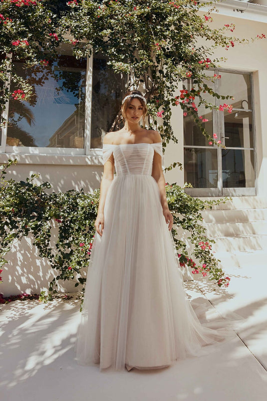 Ophelia Gown - Vintage White