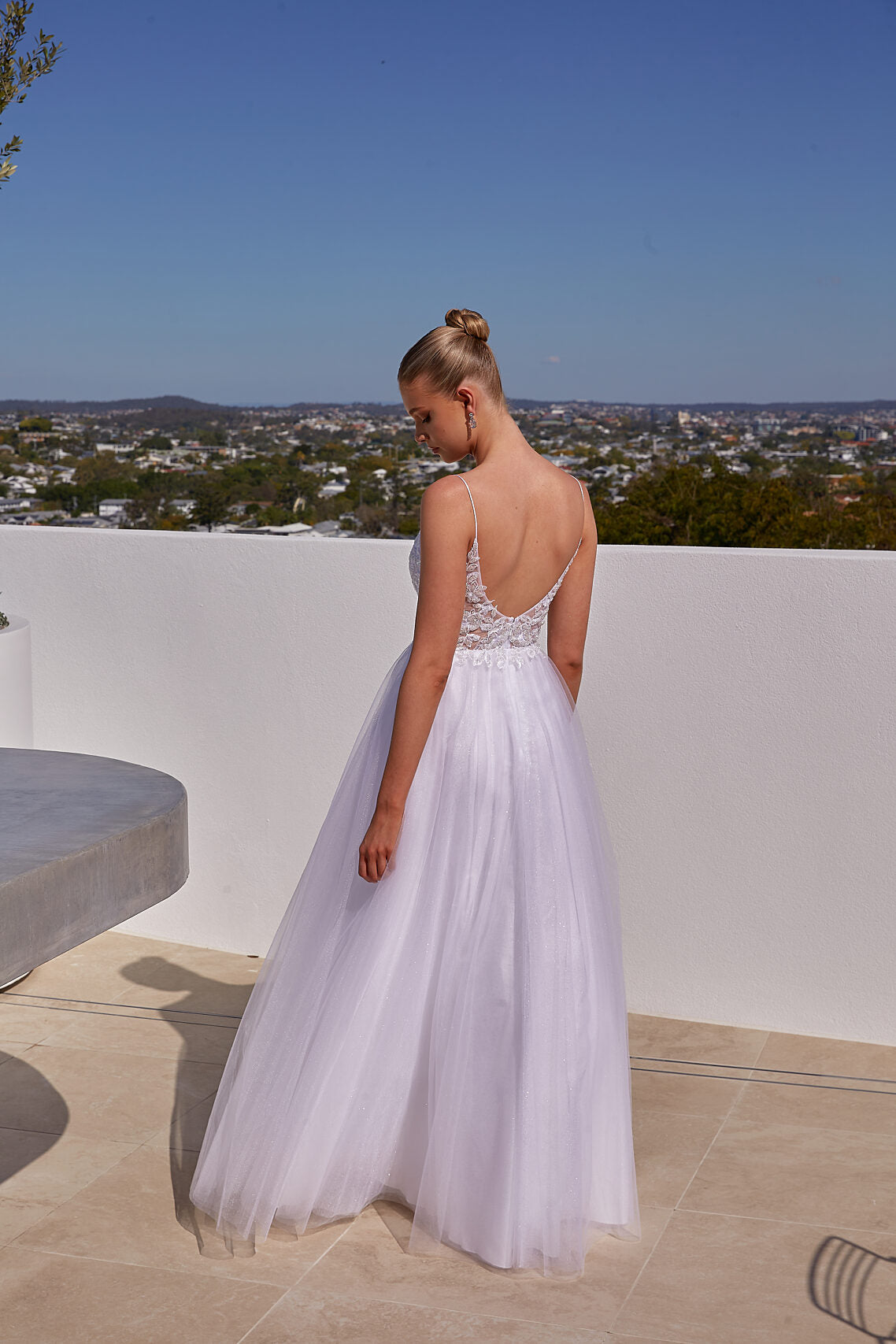 Tania Olsen PO24106 RILLA Debutante Gown - Pure White