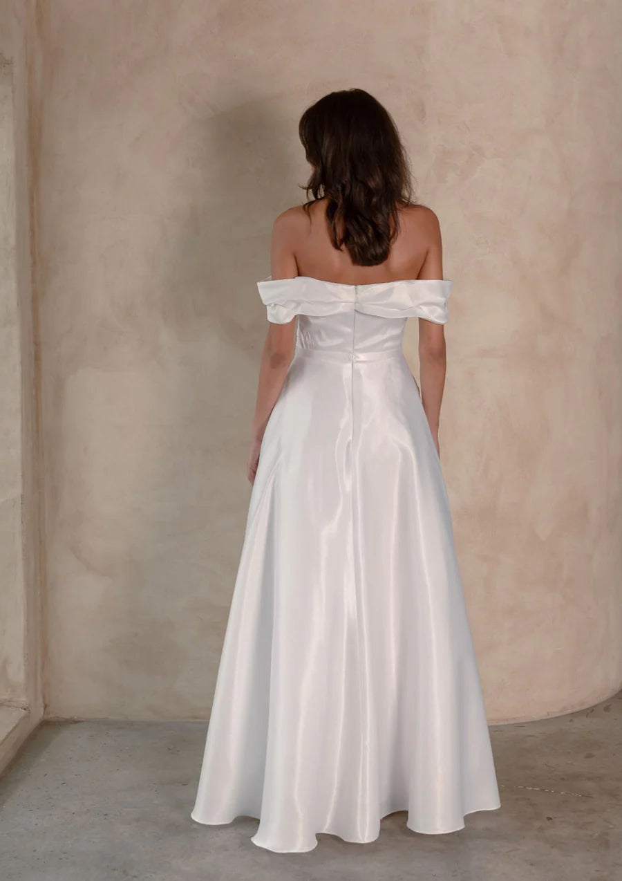 Rowan Debutante Gown - Pure White