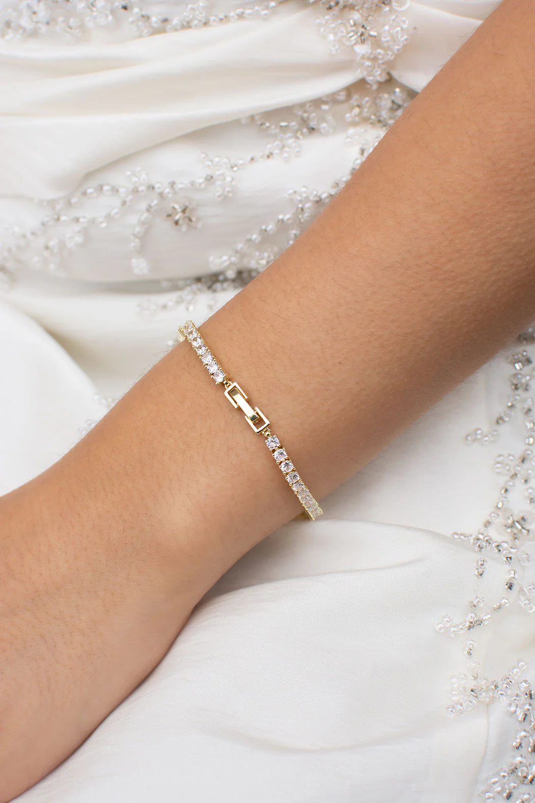Valentina Gold Tennis Bracelet