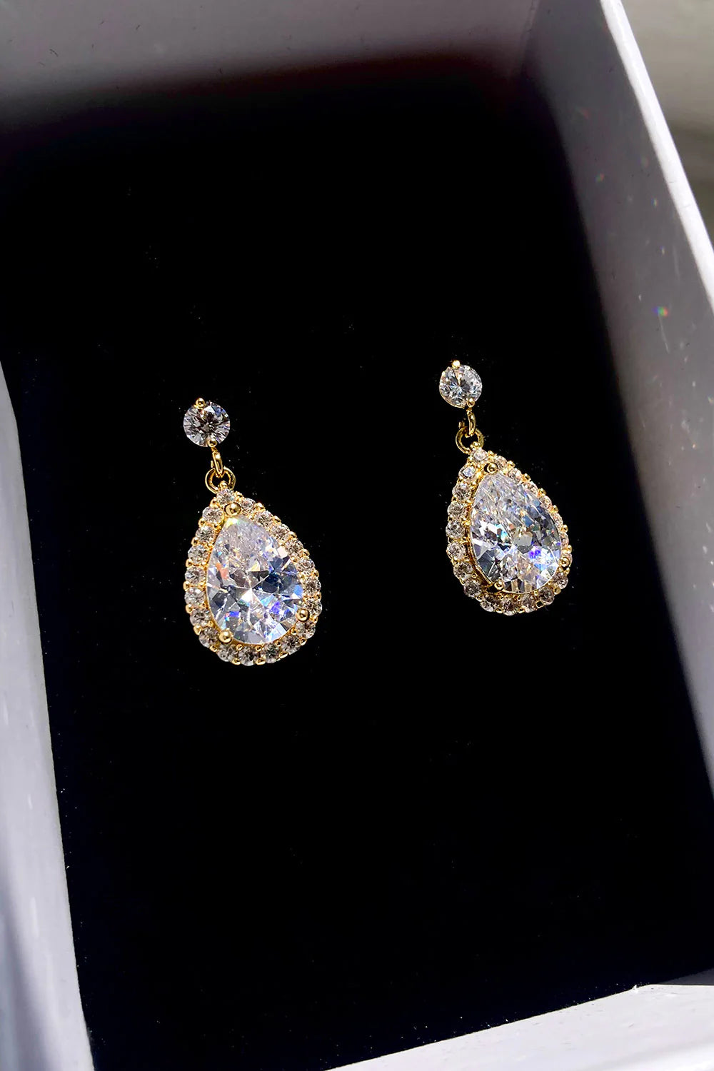 Diaz Gold Drop Earring