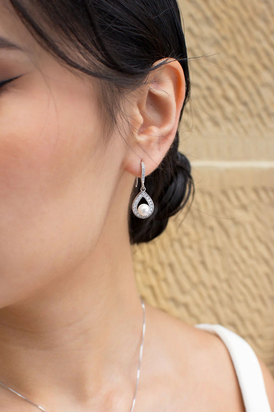Lucy Silver Necklace and Earring Set