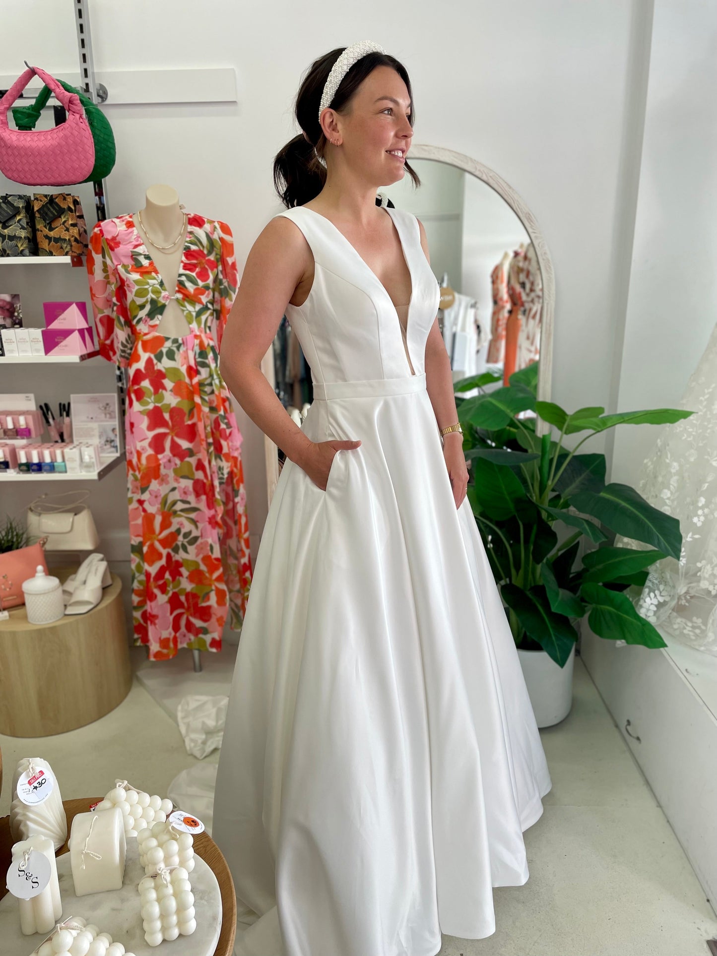 Tania Olsen Bridal TC407 Fayette Bridal Gown - Vintage White