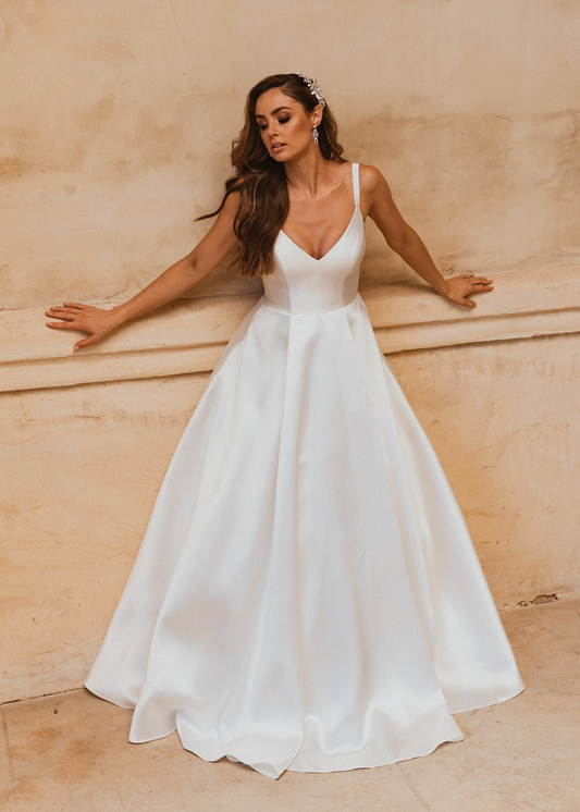 Roma Bridal Gown - Vintage White