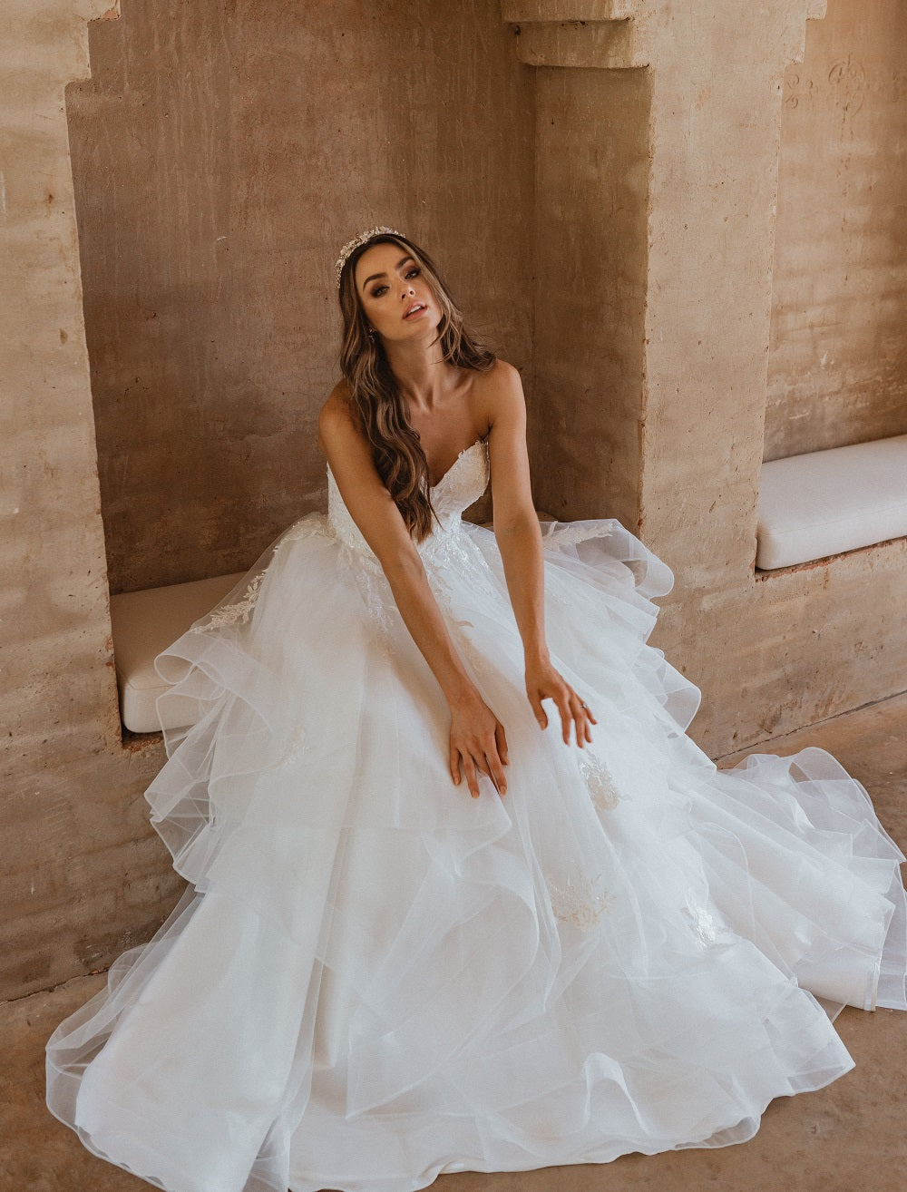 Tania Olsen Bridal TC352 Georgia Gown - Vintage White