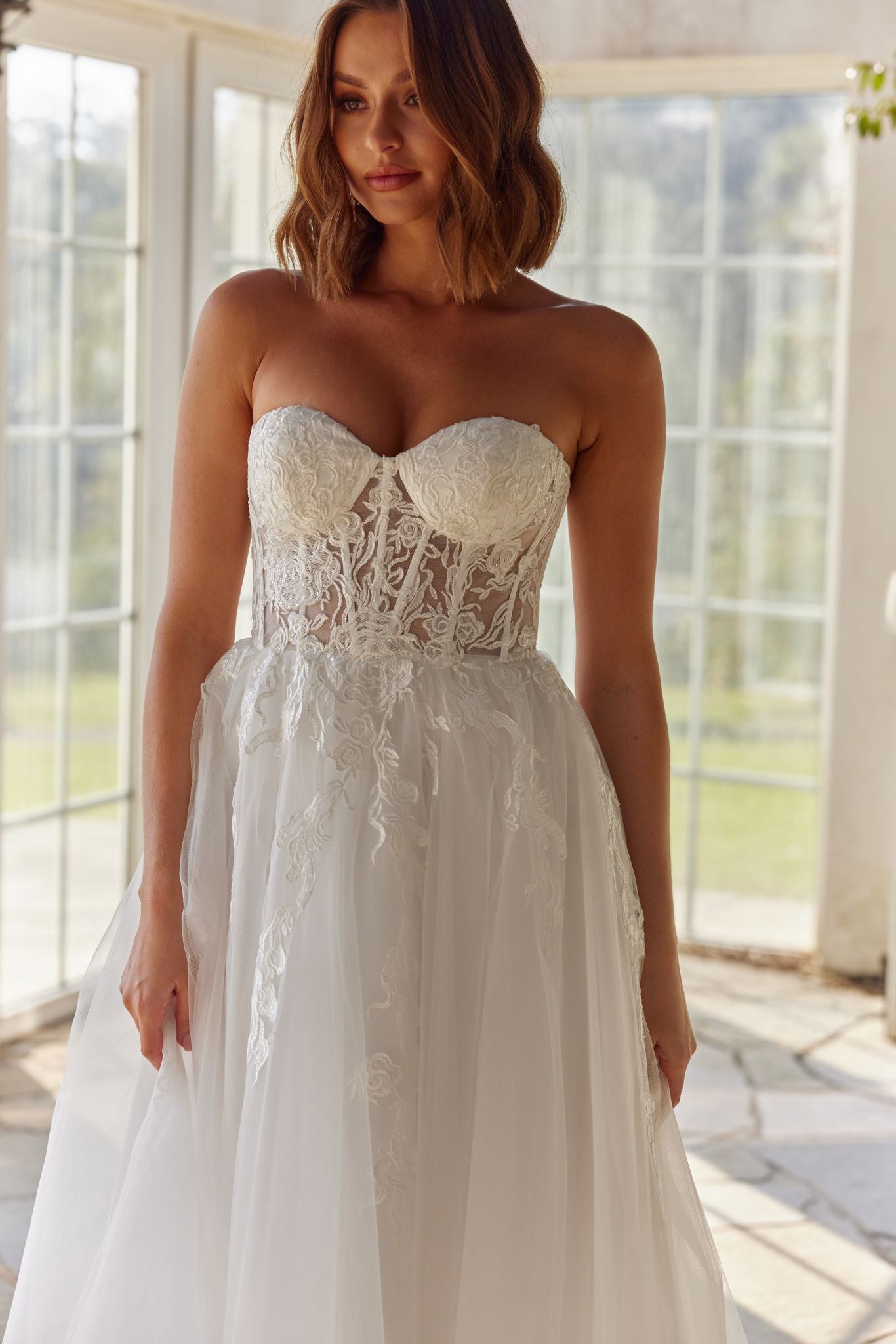 Felicity Bridal Gown - Vintage White