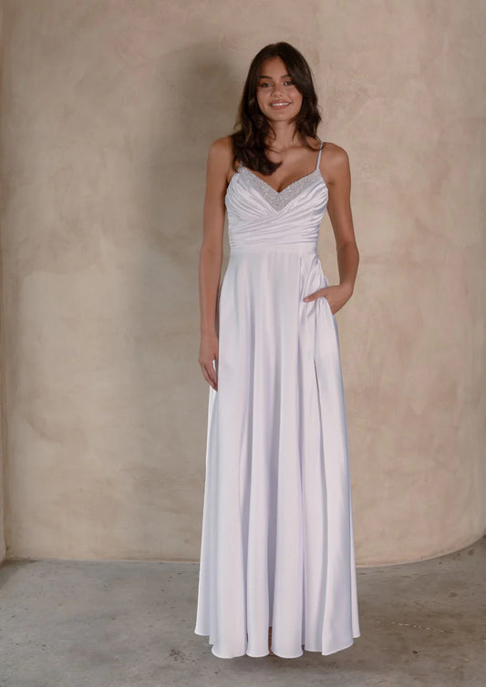 Agathis Debutante Gown - Pure White