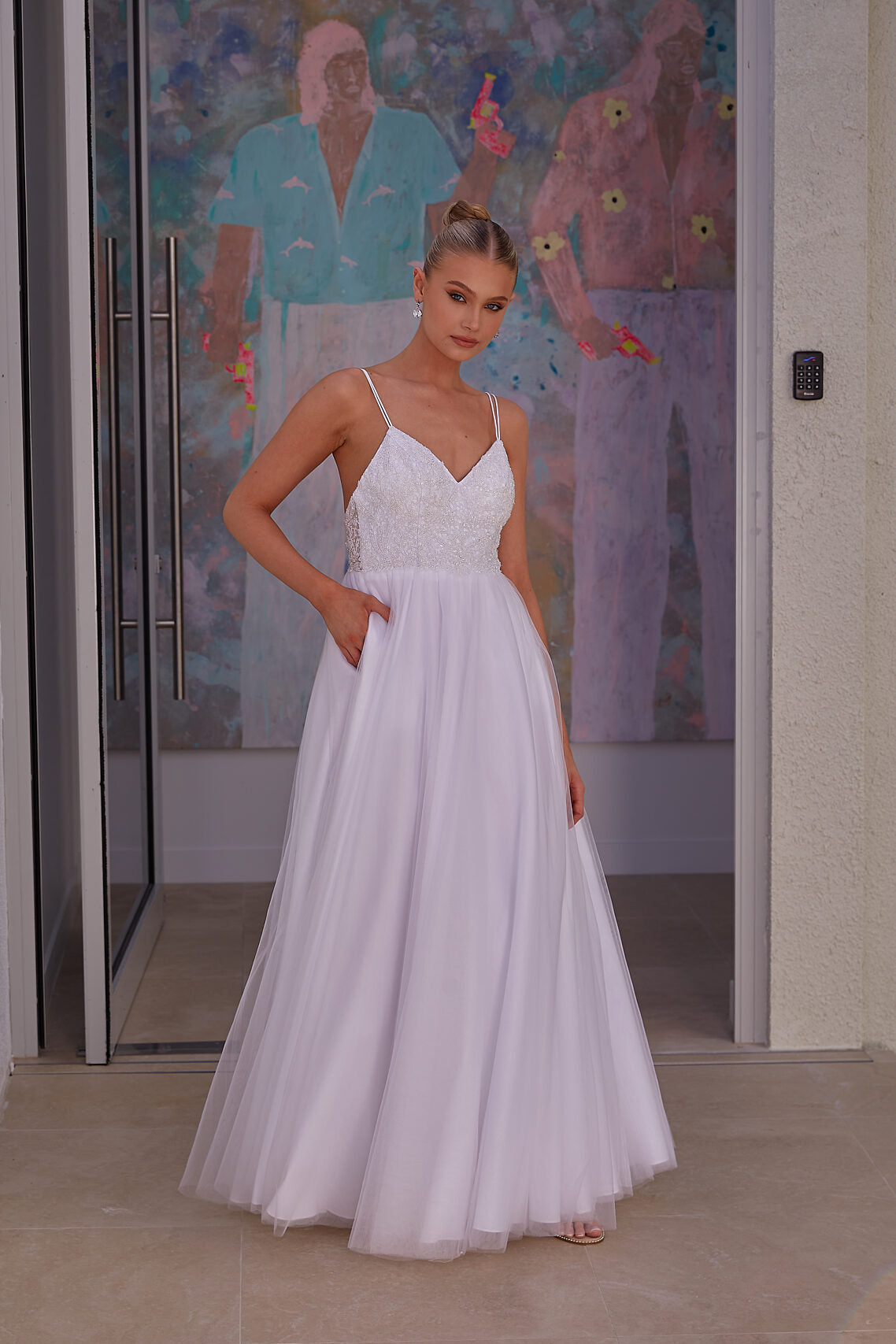 Tania Olsen PO24101 BRADFORD Debutante Gown - Pure White