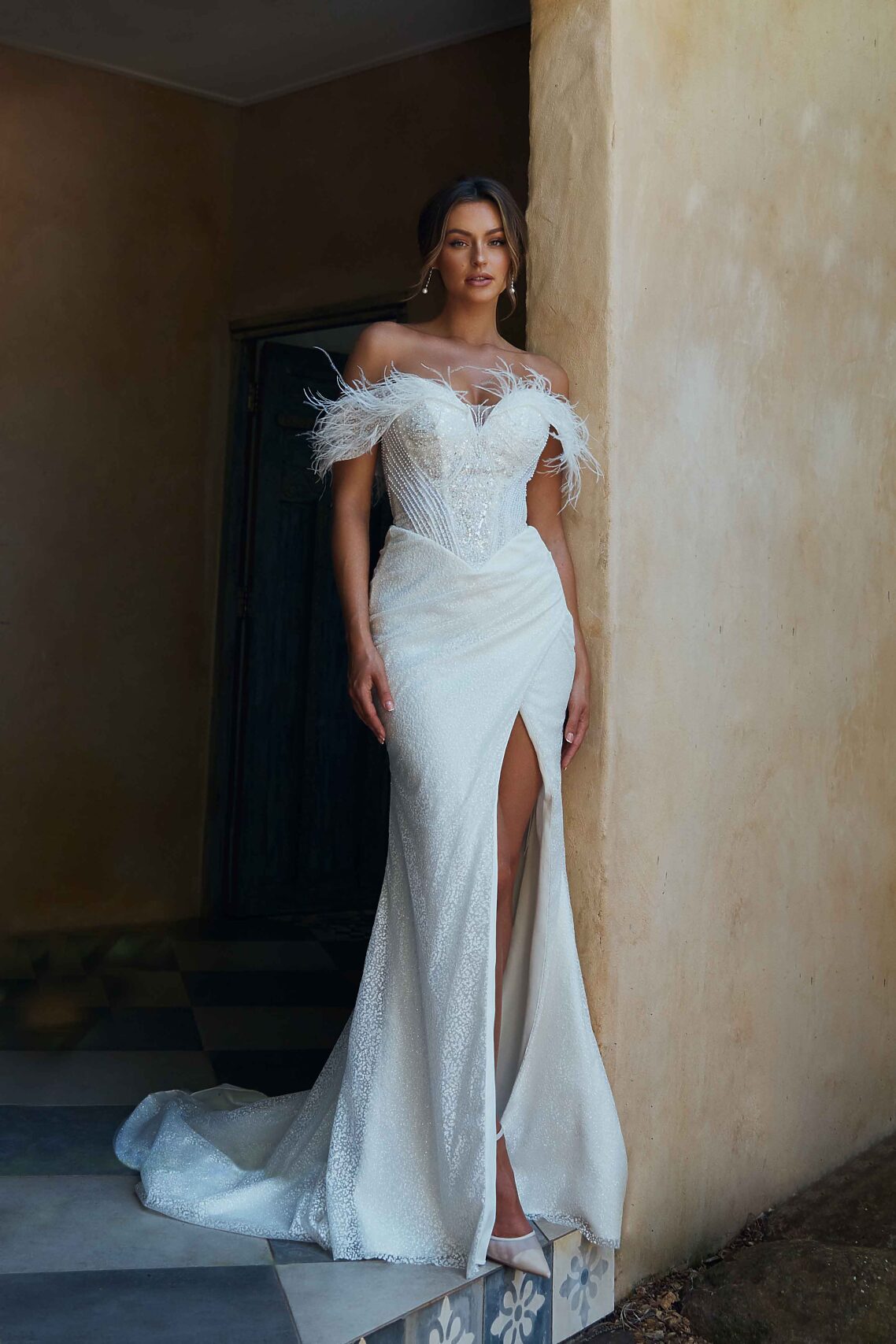 Tania Olsen TC2336 Francesca Bridal Gown - Vintage White