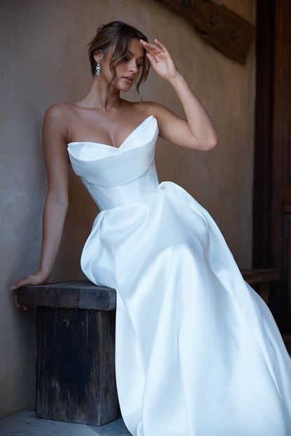 Tania Olsen TC2337-1 Mirella Bridal Gown - Vintage White