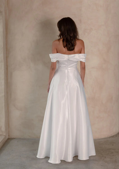 Rowan Debutante Gown - Pure White