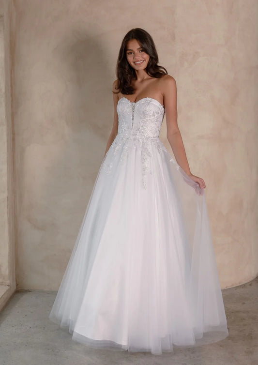 Sophora Debutante Gown - Pure White