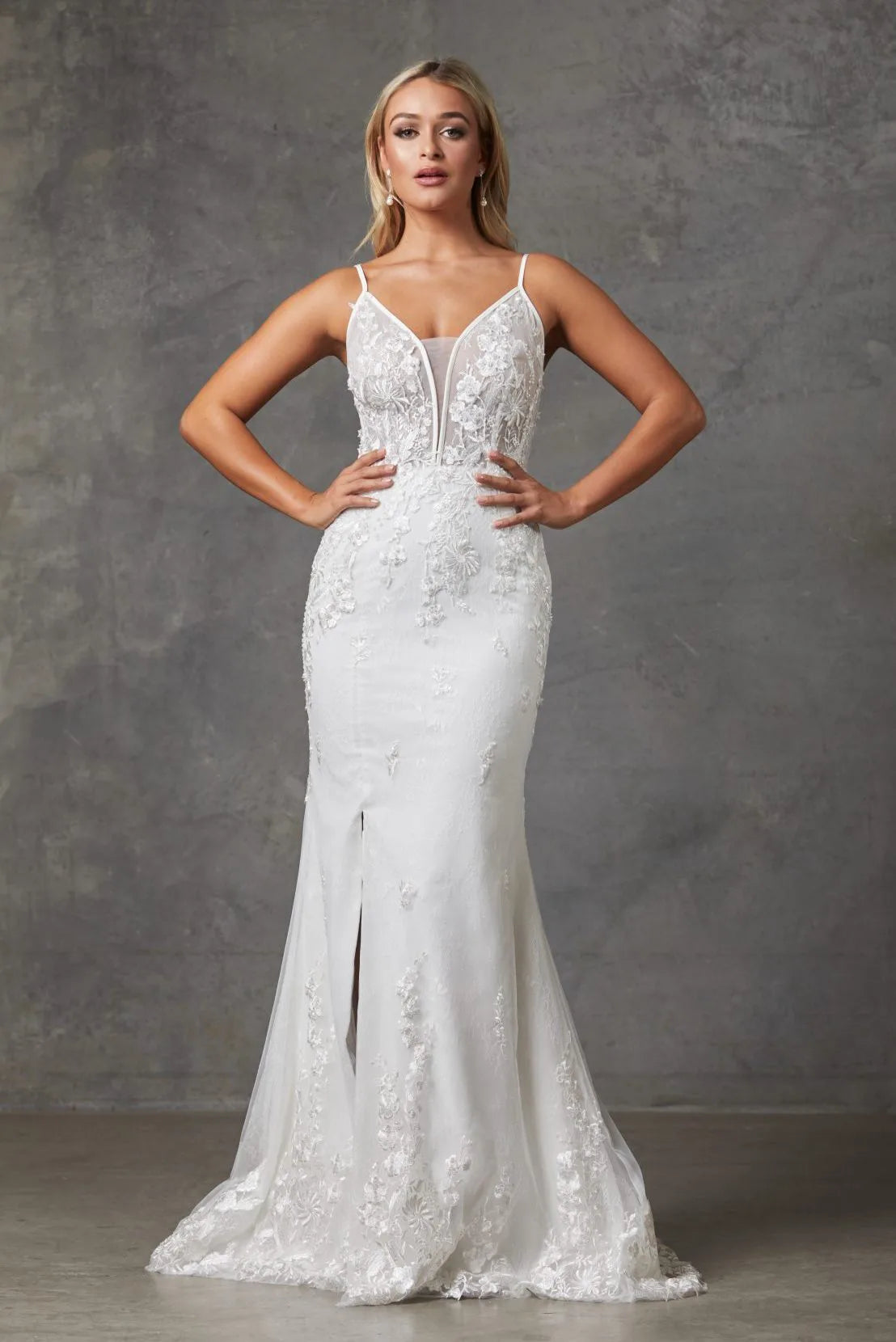 Tania Olsen TC234 Ornela Wedding Dress - Vintage White