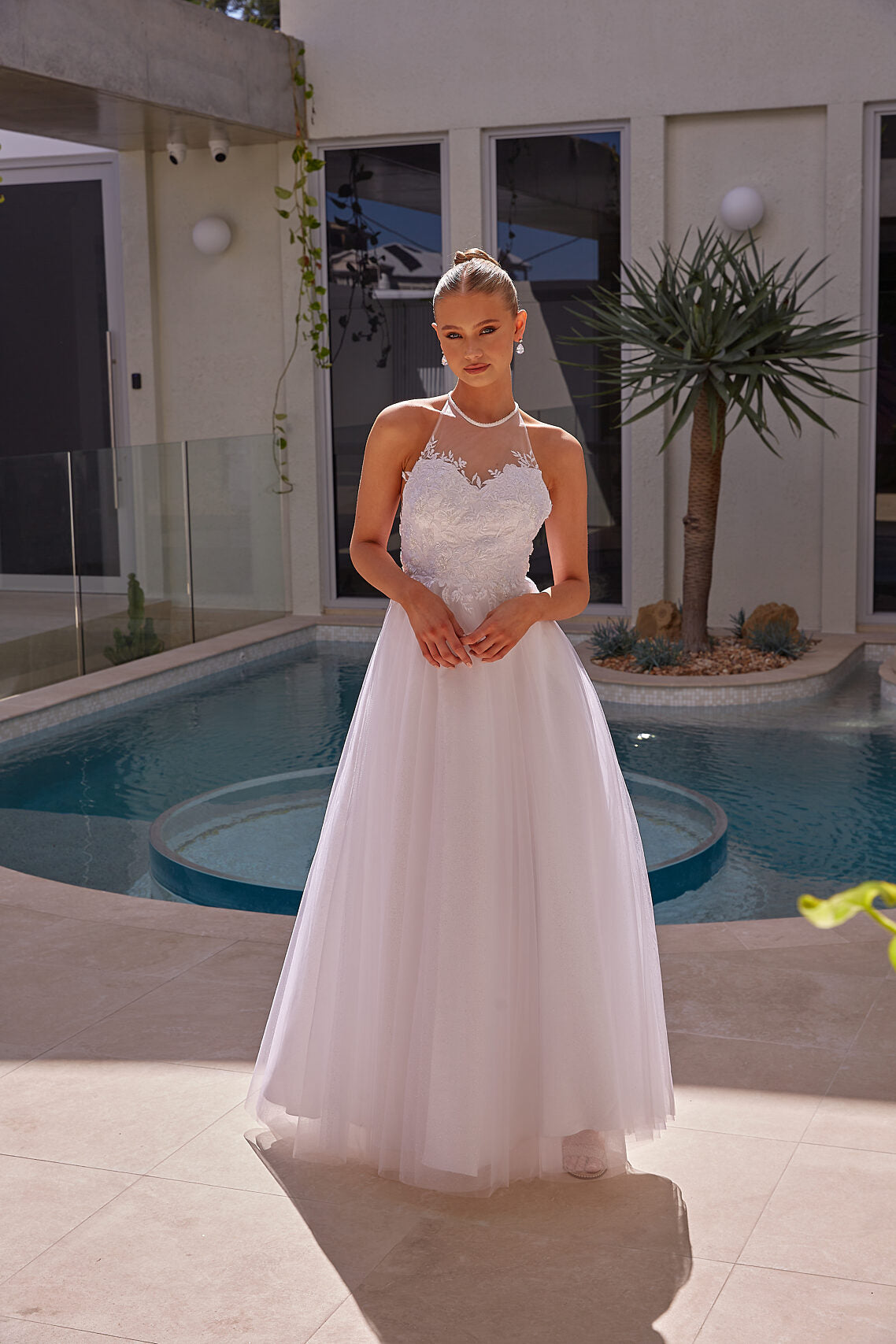Tania Olsen PO24107 TALCOTT Debutante Gown - Pure White