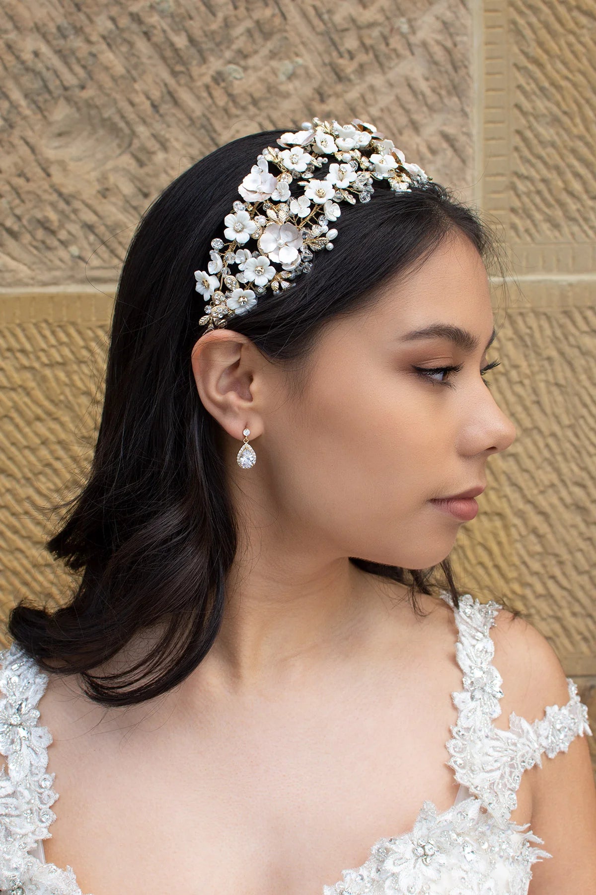 Diaz Gold Drop Earring