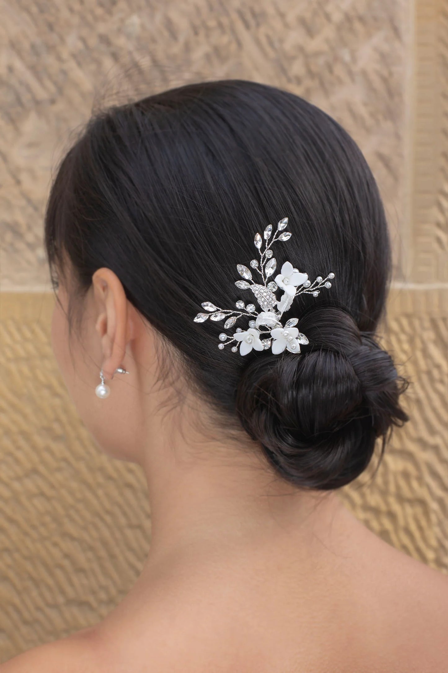 Lilith Silver Bridal Hair Pin