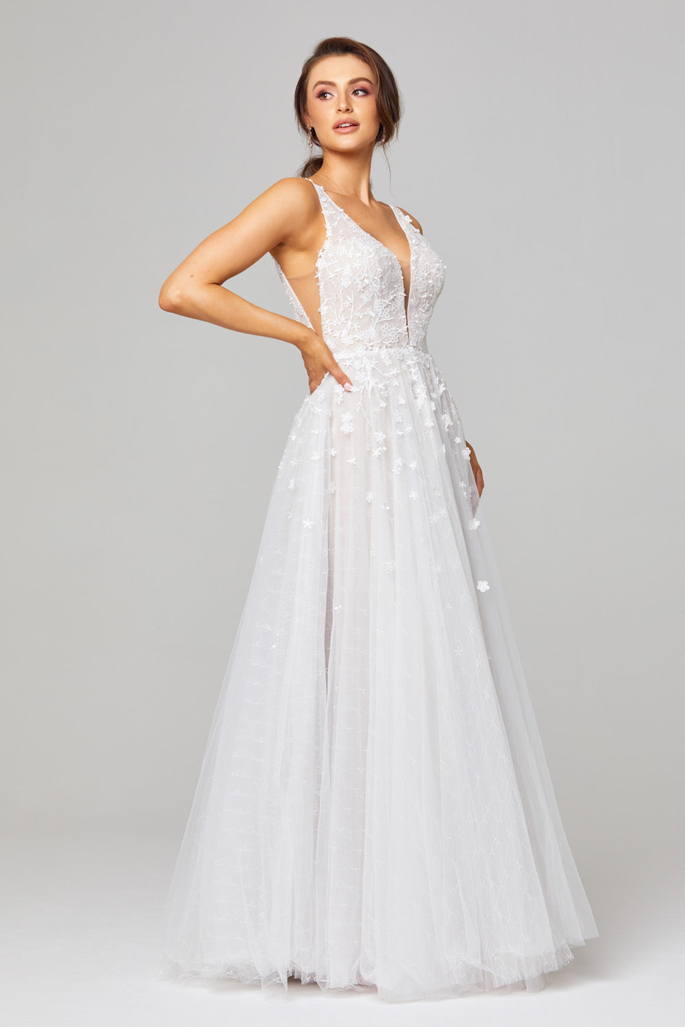 Tania Olsen Bridal TC289 Zara Gown - Vintage White
