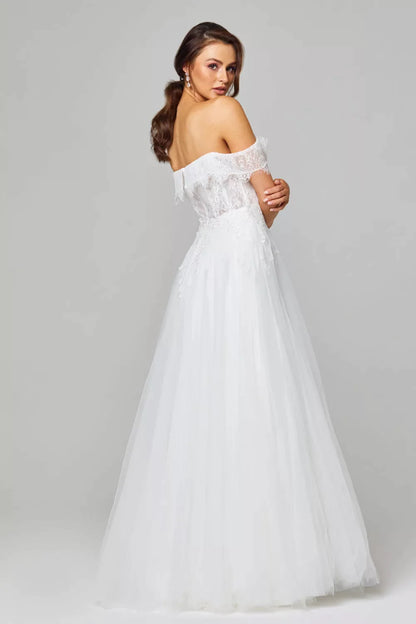 Tania Olsen Bridal TC313 Kiisha Gown - Vintage White