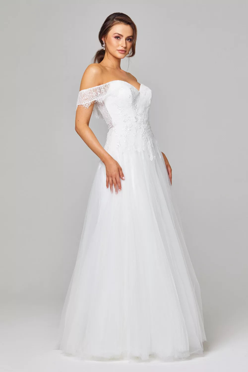 Tania Olsen Bridal TC313 Kiisha Gown - Vintage White