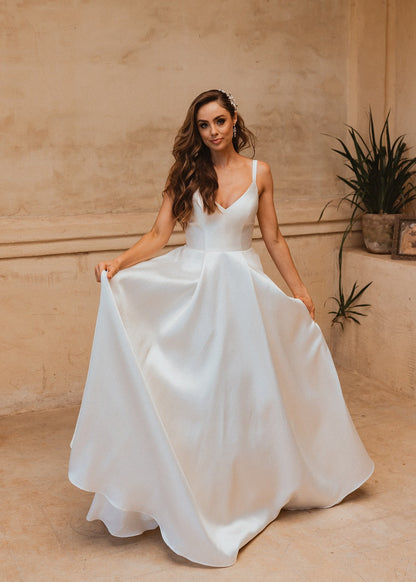 Tania Olsen Bridal TC339 Roma Gown - Vintage White