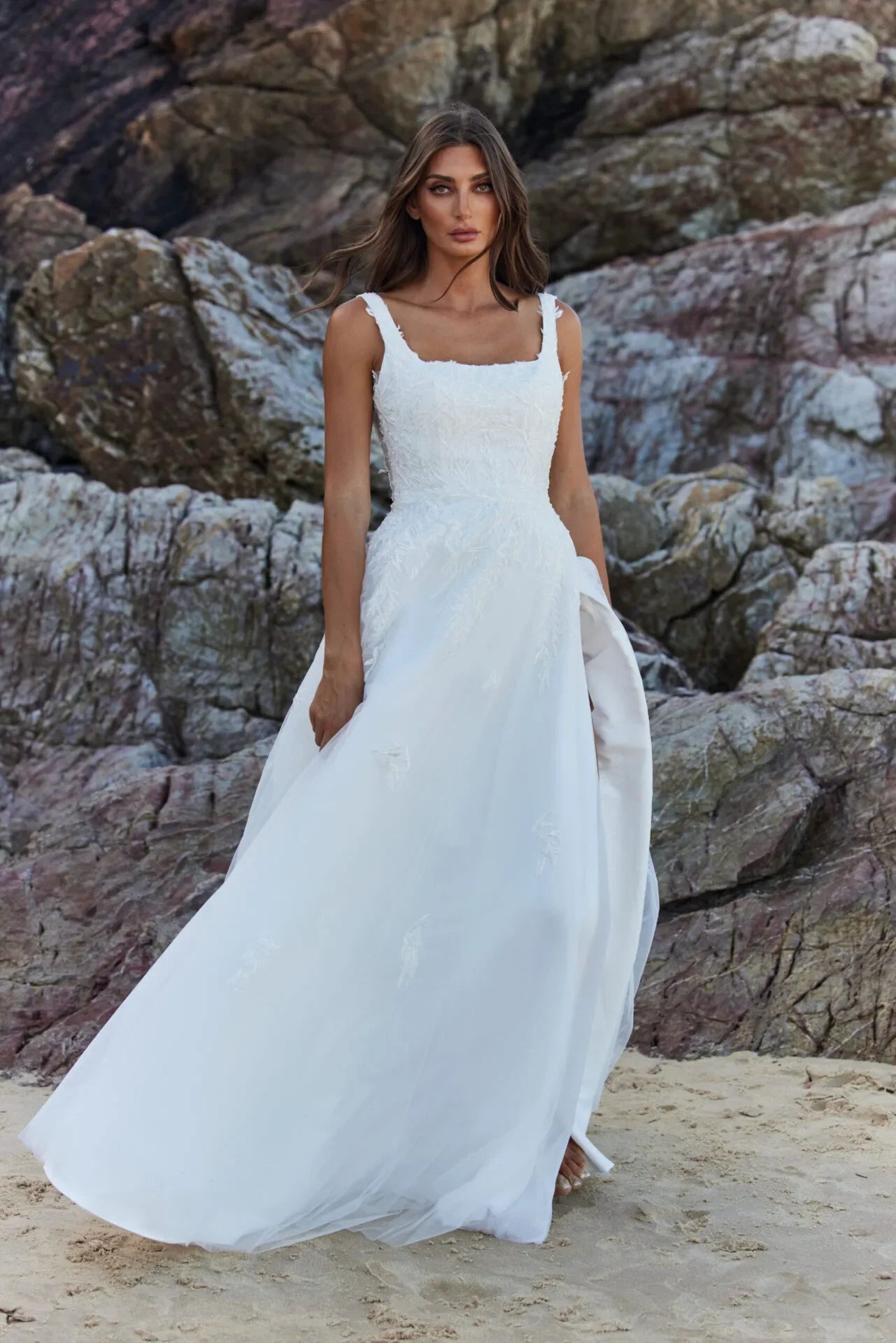 Tania Olsen Bridal TC373 Myrtle Gown - Vintage White