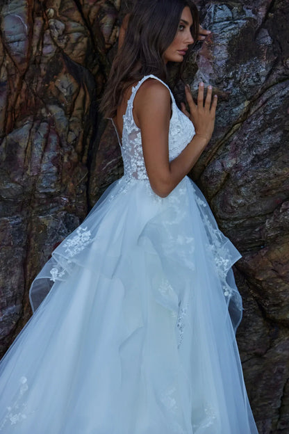 Tania Olsen Bridal TC391 Magnolia Gown - Vintage White